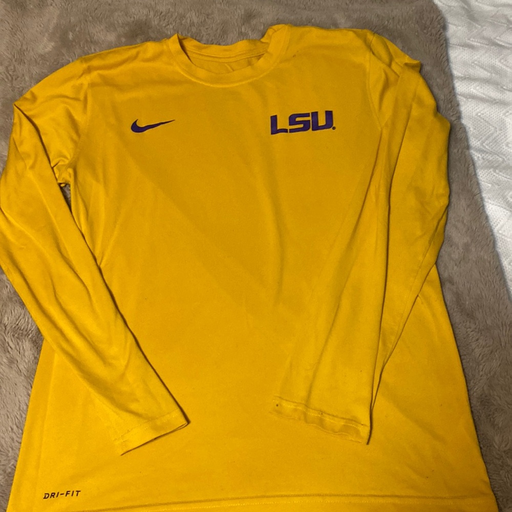 Men’s LSU long sleeve Nike dri fit